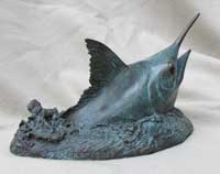 Release Sculpture with Cocoa Break Print -- Wildlife Art by Cary Savage Ingram